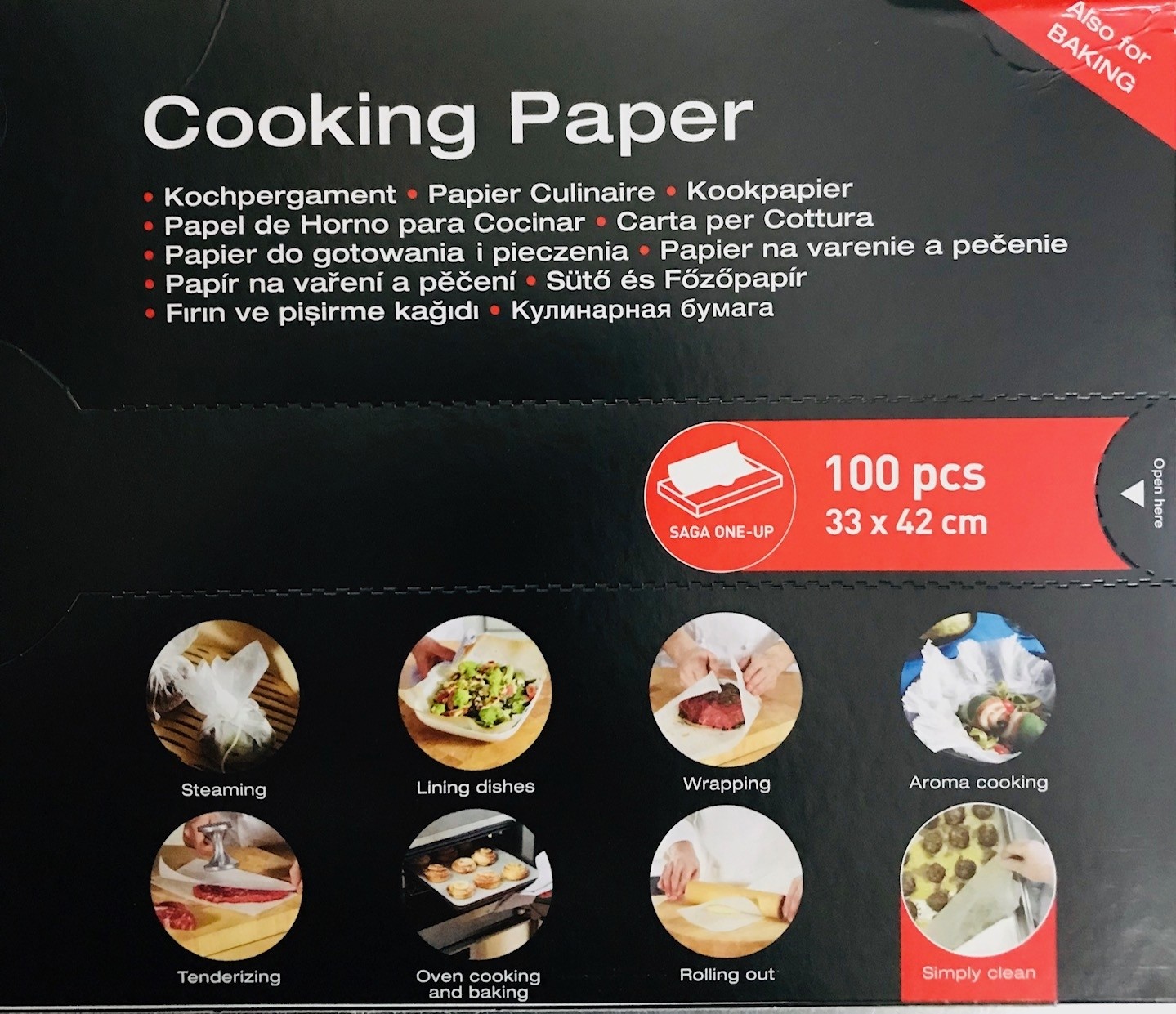 Carta da forCarta da forno Dispencer pz.100 misura cm.33×42 - immagine 3