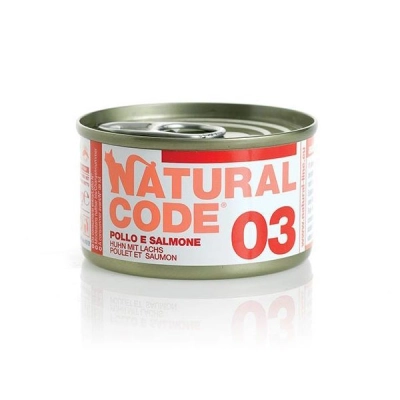 Natural Code 02 Pollo e salmone gr 85 - immagine 2